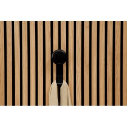 Crochet court avec bouton en bois noir - modèle Small Ter-Hürne