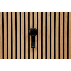 Crochet court avec bouton en bois noir - modèle Small Ter-Hürne