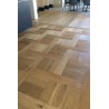 Parquet contrecollé chêne "Gallery ciré - Damier entrelacé" PLANCHER D'AUTREFOIS Chêne de l'Est
