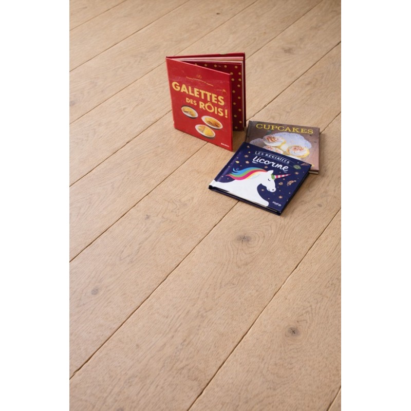 Parquet massif chêne "No visible vieilli" PLANCHER D'AUTREFOIS Chêne de l'Est