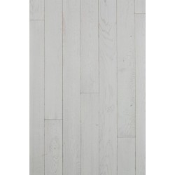 Parquet massif chêne "Extrême vieilli blanc" PLANCHER D'AUTREFOIS Chêne de l'Est