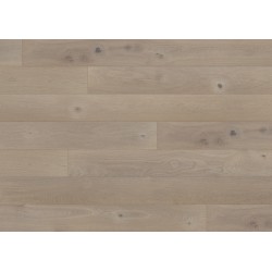 Parquet contrecollé "Chêne Unique Gris Argenté Lame Large" Ter-Hürne