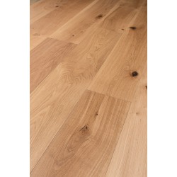 Parquet contrecollé chêne "Aspect bois brut brossé huilé" CLIC 5G Chêne de l'Est