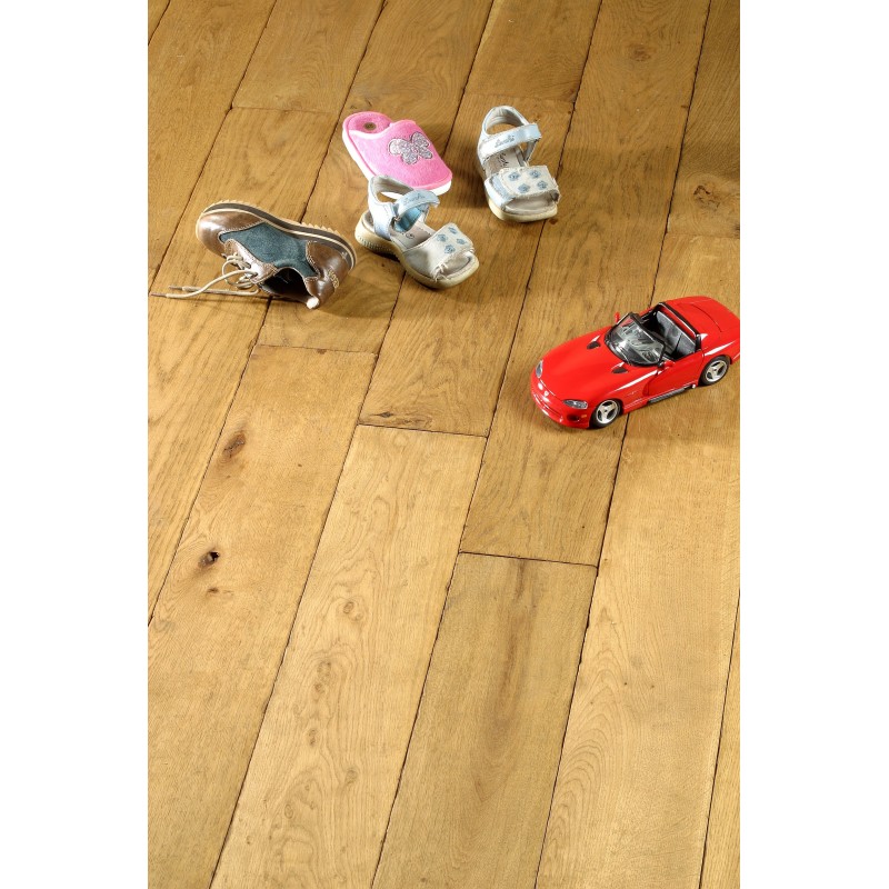 Parquet contrecollé chêne "Chaume claire verni mat" PLANCHER D'AUTREFOIS Chêne de l'Est