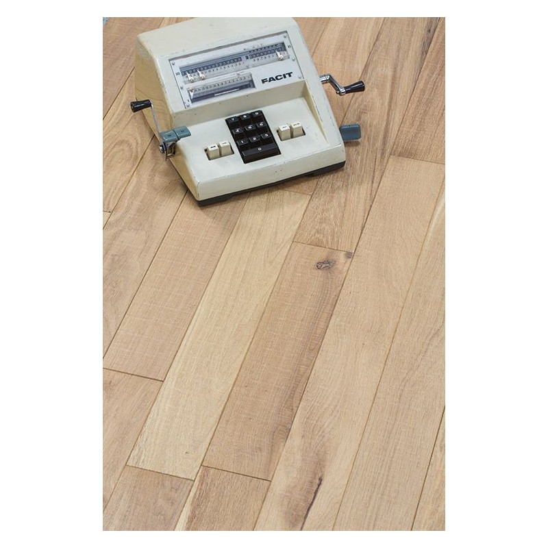 Parquet contrecollé chêne "Scié poudre de chaux" CHÊNE SCIÉ Chêne de l'Est