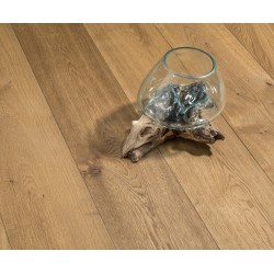 Parquet contrecollé chêne "Scié 2 ans d'âge - Poivre noir" DEUX ANS D'ÂGE Chêne de l'Est