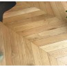 Parquet contrecollé chêne "Huilé arêtes noires Pointe de Hongrie" TOP 4 Chêne de l'Est