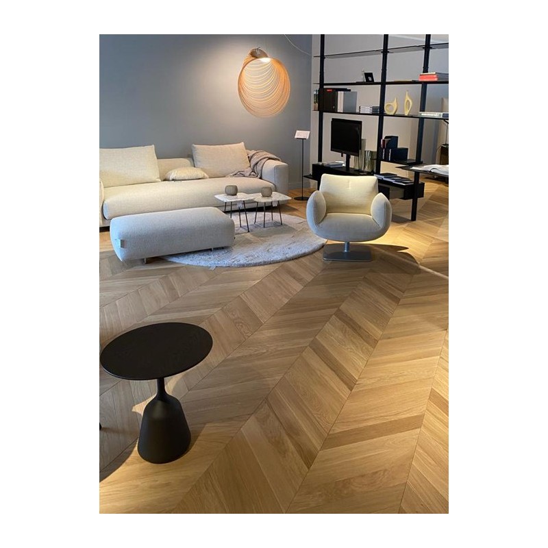 Parquet contrecollé chêne "Arktiss brossé huilé - Pointe de Hongrie" TOP 4 Chêne de l'Est