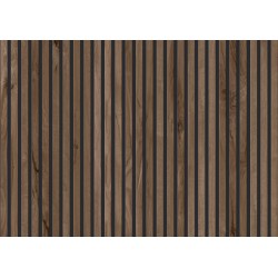 Panneau décoratif "Chêne Brun foncé/Noir mat" Ter-Hürne