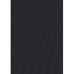 Panneau décoratif "Uni Noir mat/Noir mat" Ter-Hürne